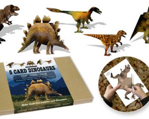 5 Card Dinosaurs A