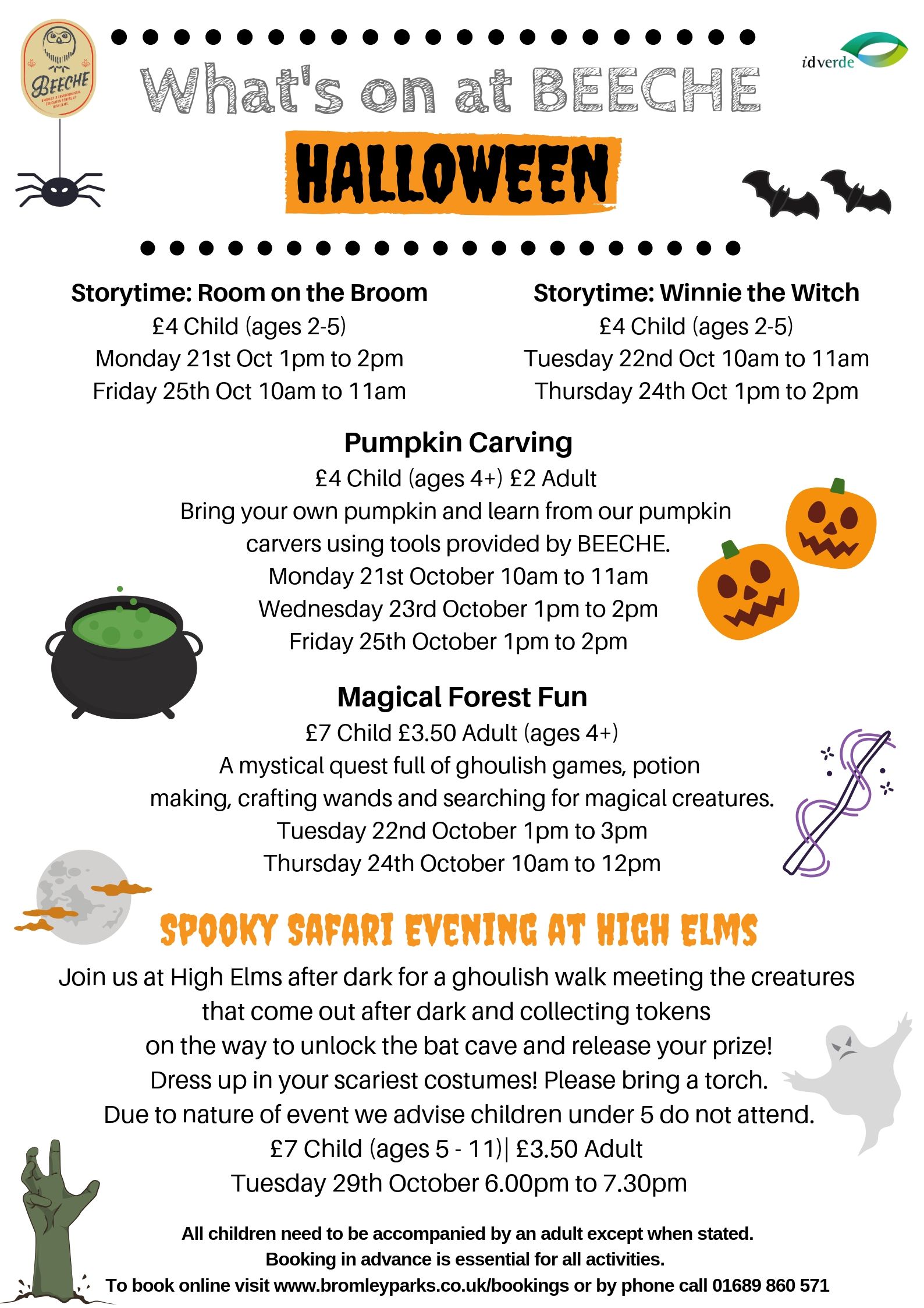 Whats on Halloween - Bromley Parks